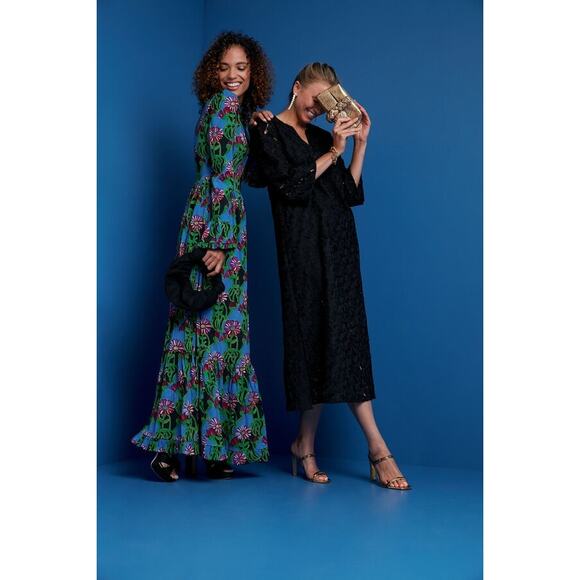 TUCKERNUCK black V-Neck lace Jamie Dress NWT Size XS - Picture 3 of 11